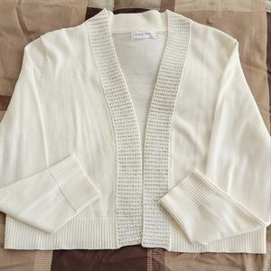 Calvin Klein Cropped Ombre shrug/bolero